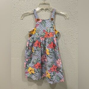 Jack & Milly Girl’s Size 6 Organic Cotton Floral Summer Dress